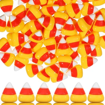 150 Tk Halloween Mais Armas Kunstlikest Vaikudest Candy Corn Flatback Kunstlik Võltsitud Candy
