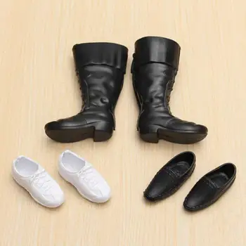 3 Paari Fashion Shoes 12 Tolline S Mustad Pikad Saapad, Valged Tossud Mini Ots Kingad S Rõivamanused Kinga N8z9