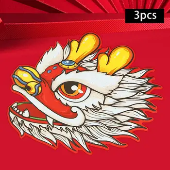 3tk Uus Aasta Punane Paketid Spring Festival Punane Pakettaknad Hiina Lunar Aasta Punased Ümbrikud Õnnelik Punased Ümbrikud Traditsioonilise Punase Tasku