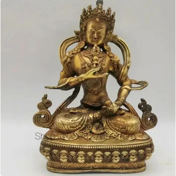 Antiik-Pronks-Buddha Vajrasattva Kuju Bodhisattva Bell Vajra