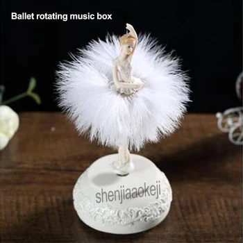Ballett Pöörleva Muusika Boxs Elegantne, Rafineeritud Ballerina Dance Muusika Karusell Kasti Diy Pulmi, Sünnipäeva Kingitus Tüdrukud