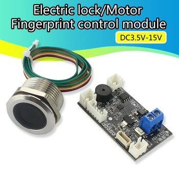 DC3.5v-15v elektriline lukk motor control board sõrmejälje juurdepääsu kontroll normaalselt suletud electric lock control module