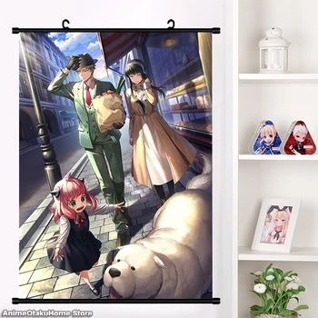 HOT Anime SPIOON×PERE Loid Võltsija Anya Võltsija Yor Võltsija Bond Võltsija HD Seina Leidke Seinamaaling Prindi Plakat Home Decor Dekoratiivsed Kingitus