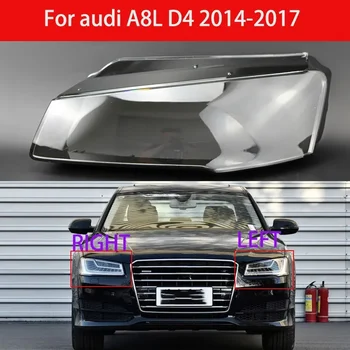 Klaasist Objektiiv Esituled Audi A8L D4 2014-2017 Lambivarju Objektiivi Xenon LED Vilkur Lambivarju Läbipaistev Objektiivi Kaitse Kest