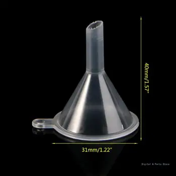 M17F Kaasaskantav läbipaistvast Plastikust Teadus Lab Kemikaale, Kunsti, Käsitöö, Asjade 10X