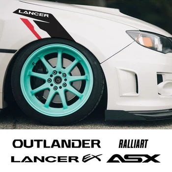 Näiteks Mitsubishi Lancer Lancer-ex ASX Ralliart Outlander Car Styling Ukse Küljel Triibud Kleebised Kleebised Auto Tarvikud Teenetemärgi
