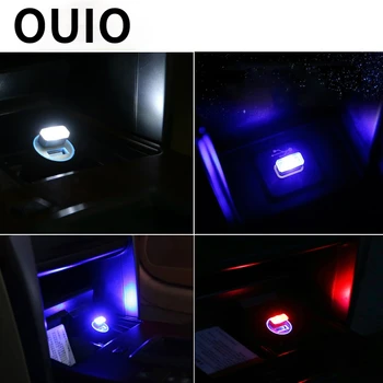 OUIO Auto Car Styling USB Atmosfääri LED Lamp Alfa Romeo 159 giulia 147 156 Opel Astra J H G Sümboolika Vectra C Tarvikud