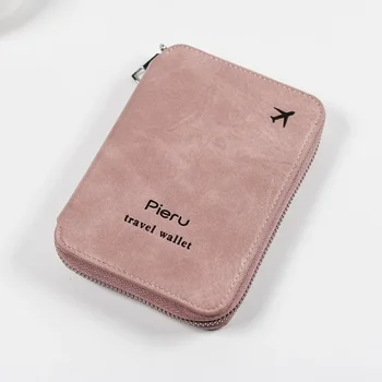 Piiriülese Multi-funktsionaalne RFID Anti-varguse Harja Passi Omanik Sertifikaadi Kott Reisi Tõmblukk hoiukarpi Passi Kott