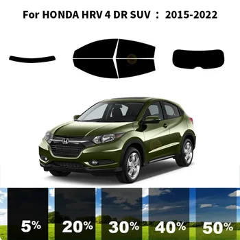 Precut nanoceramics auto UV Aknas Tint Kit Auto Akna Film HONDA HRV 4 DR MAASTUR 2015-2022