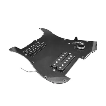S SQ Electric Guitar Koormatud Prewired Scratchplate Kitarri Pickguard Elektri Kitarri Pickguard Pikap Assamblee Must