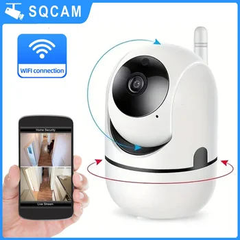 SQCAM 1080P ptz kaamera, wifi, HD IP-wifi turvalisus kaamera automaatne jälgimine beebimonitor kaameraga öise nägemise security kaitse