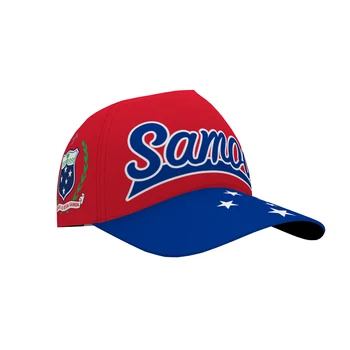 Samoa Noorte Vaba Custom Made Nimi Number Müts Rahvas Lipu Ws Lääne-Riigi Respirant Printida Foto, Tekst, Logod Baseball Cap