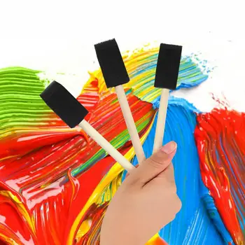 Sponge Paint Brush Set Art Joonis Käsn, Pintsel Mitmekülgne Sponge Vaht Pintslid Diy, Käsitöö, Kunsti Projekte Värvida