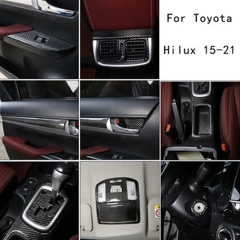Toyota Hilux 2015-2021 Pehme Carbon Fiber Auto Interio Välisilme Kaunistamiseks Ribad Auto Kleebis Muutmine Tarvikud