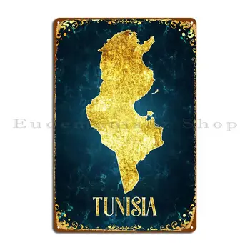 Tuneesia Metallist Märk Roostes Köök Köök Disainer Kino Tina Märk Plakat
