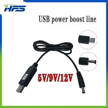 USB power boost line DC 5V DC 5V 9V 12V Step UP Mooduli USB-Converter-Adapter-Kaabel 2.1x5.5mm Isane Pistik Converter